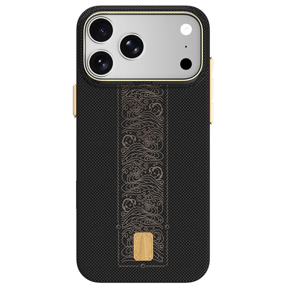 iPhone 18 Pro MagSafe Uyumlu Aramid Dokulu Kılıf - Raptic Aramid Skin Rise