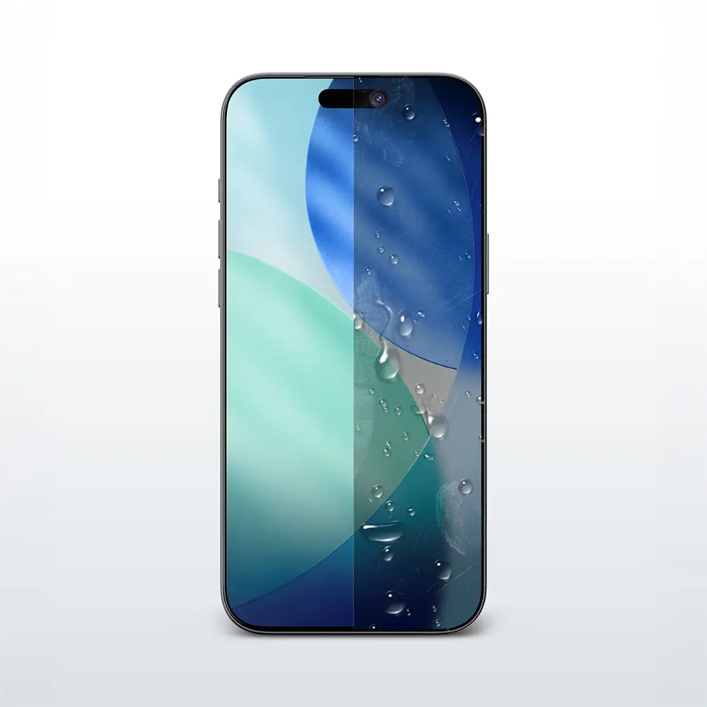 iPhone 18 Pro Max Parmak İzi Bırakmayan Temperli Cam Ekran Koruyucu - Amazingthing Radix