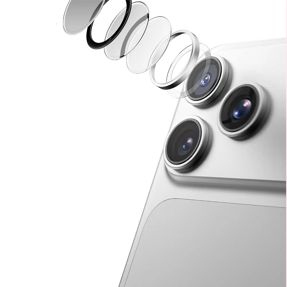 iPhone 18 Pro Max Parlama Önleyici Kamera Lens Koruyucu - Amazingthing Radix Vision