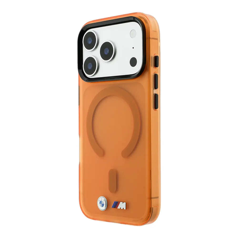 iPhone 18 Pro Max MagSafe Uyumlu Buzlu IML Baskılı Kılıf - BMW Lisanslı