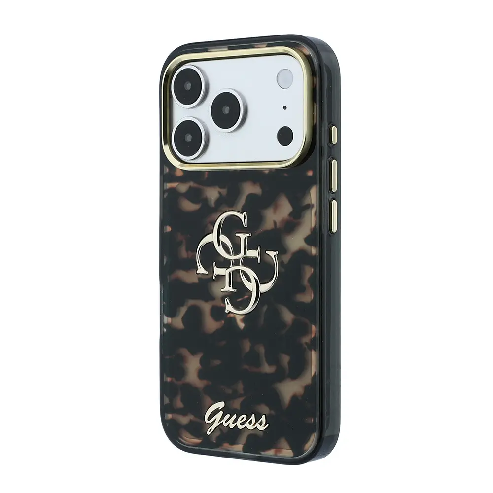 iPhone 18 Pro Max Silikon Kılıf, Guess Logolu - Guess 4G Metal Logo