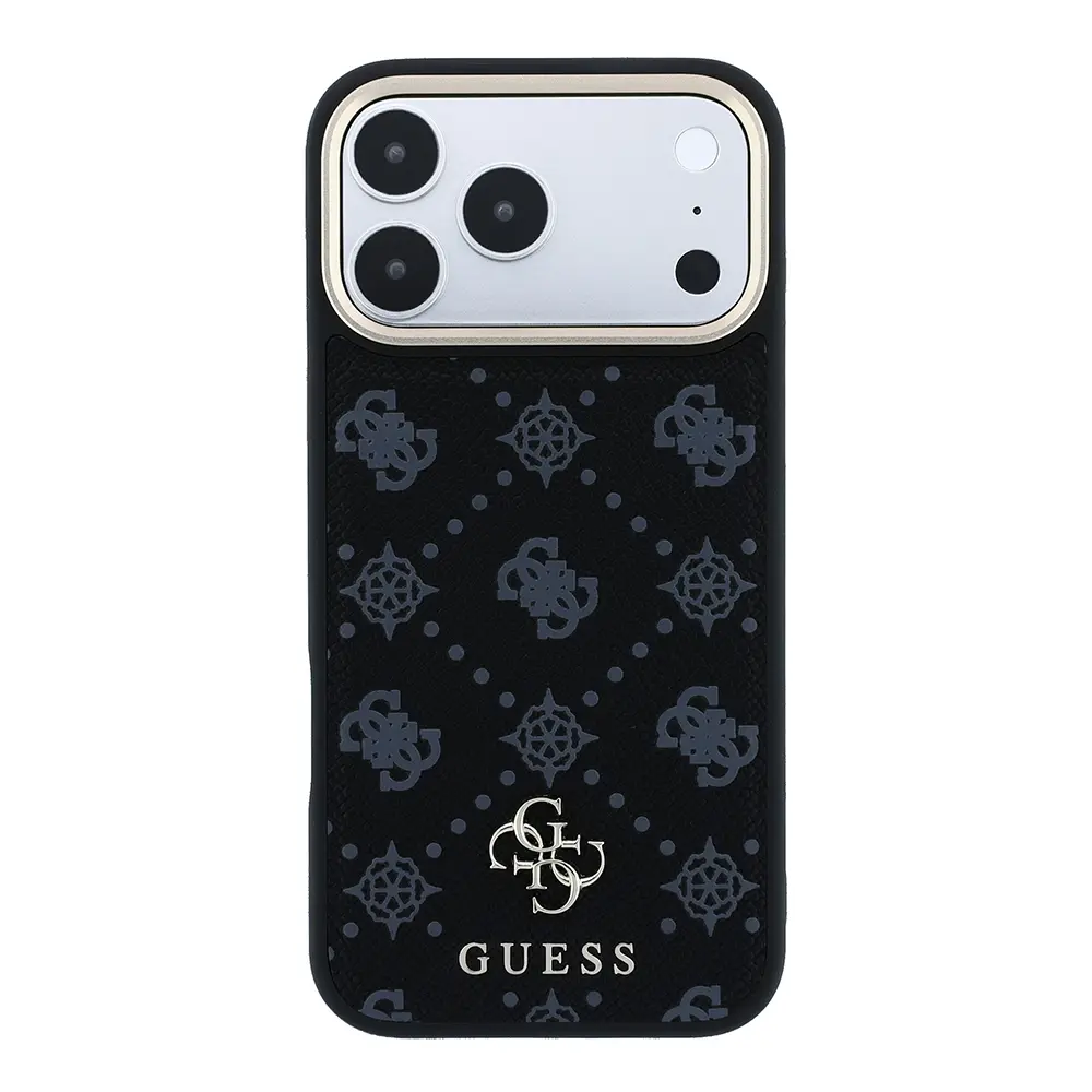 iPhone 18 Pro Max MagSafe Uyumlu PU Deri Kılıf - Guess Peony