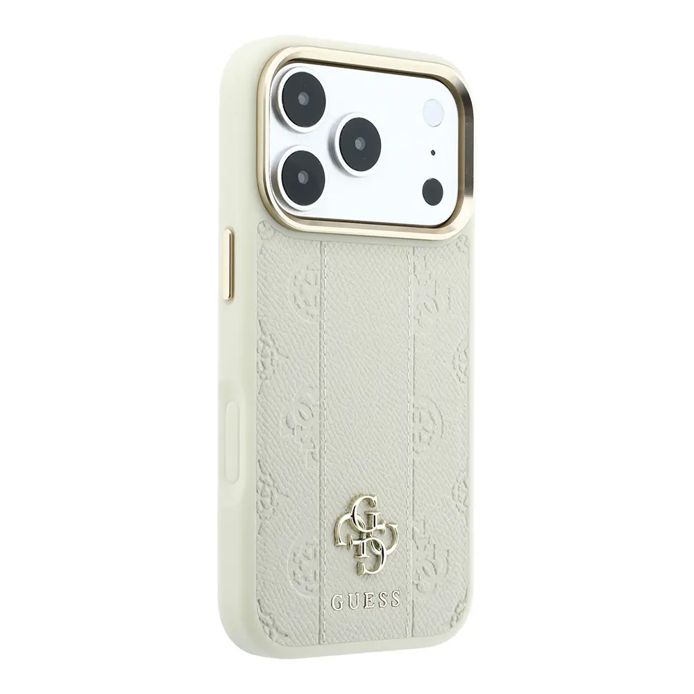 iPhone 18 Pro Max MagSafe Uyumlu Şeritli Peony Kılıf - Guess