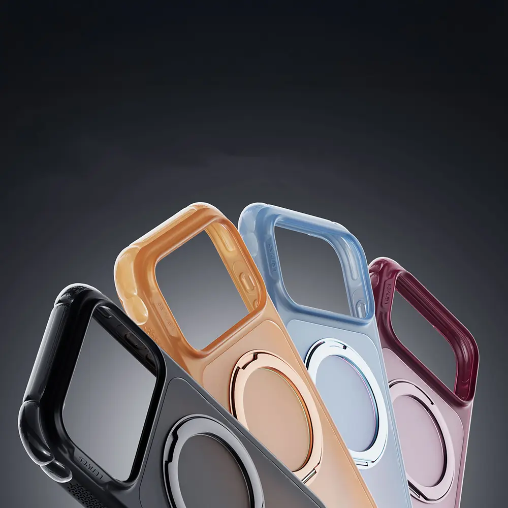 iPhone 18 Pro Max MagSafe Uyumlu Standlı Kılıf - Lenyes Air Bumper