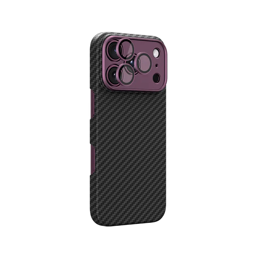 iPhone 18 Pro Max MagSafe Uyumlu Aramid Fiber Kılıf - AmazingThing Titan Max SLens