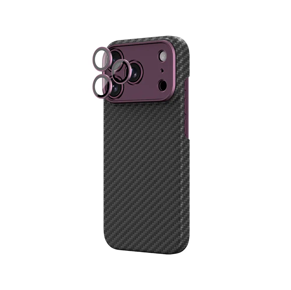 iPhone 18 Pro Max MagSafe Uyumlu Aramid Fiber Kılıf - AmazingThing Titan Max SLens