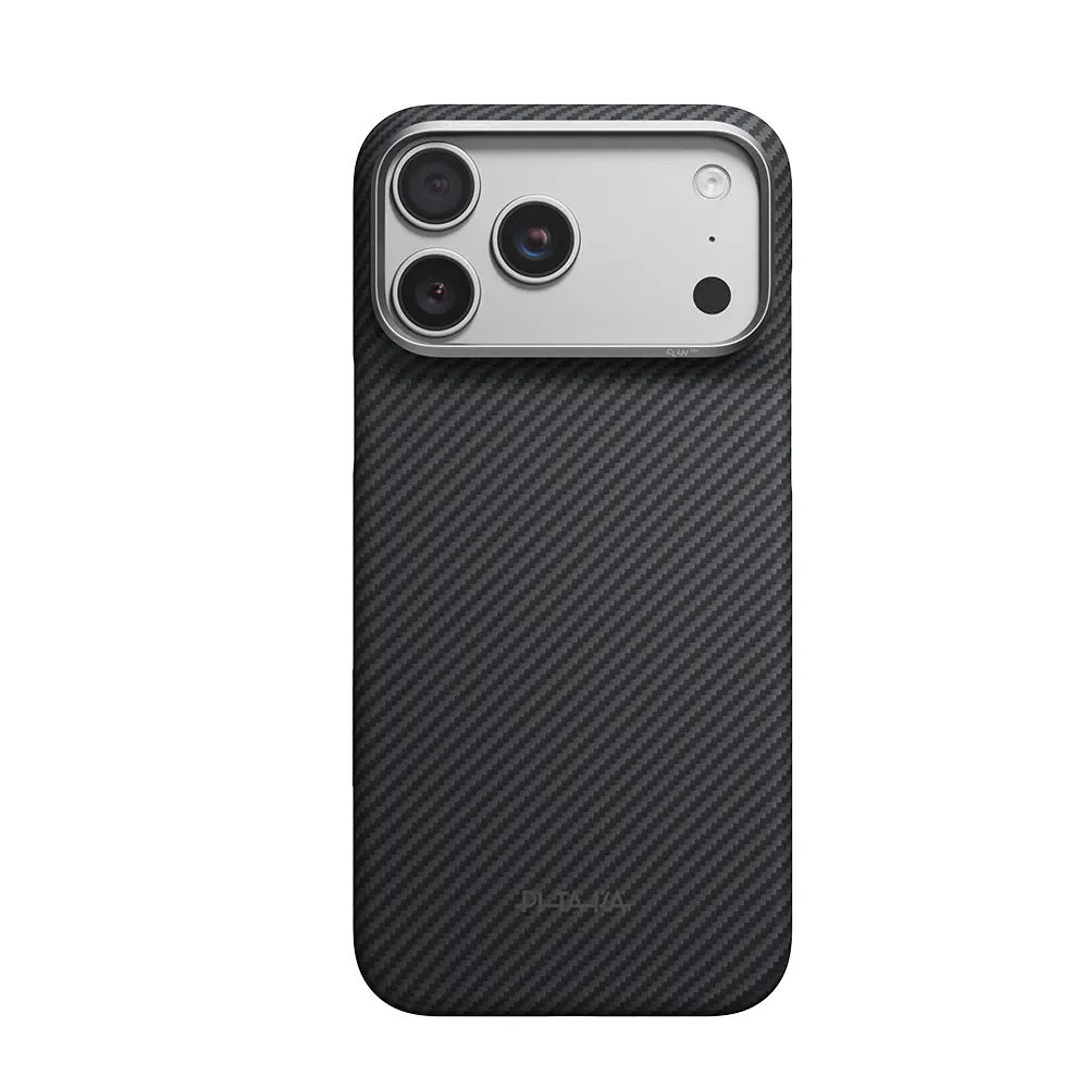 iPhone 18 Pro Max MagSafe Uyumlu Aramid Fiber Kılıf - Pitaka Ultra-Slim Classic