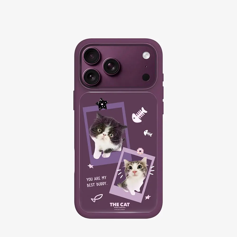 iPhone 18 Pro Max MagSafe Uyumlu 3D Baskılı Kılıf - Mutural The Cat