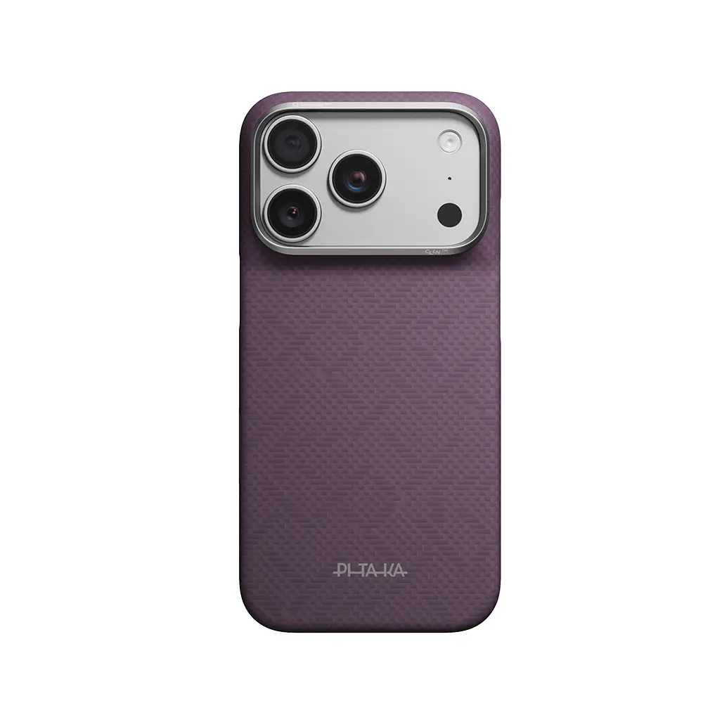 iPhone 18 Pro Max MagSafe Uyumlu Aramid Fiber Kılıf - Pitaka Weaving