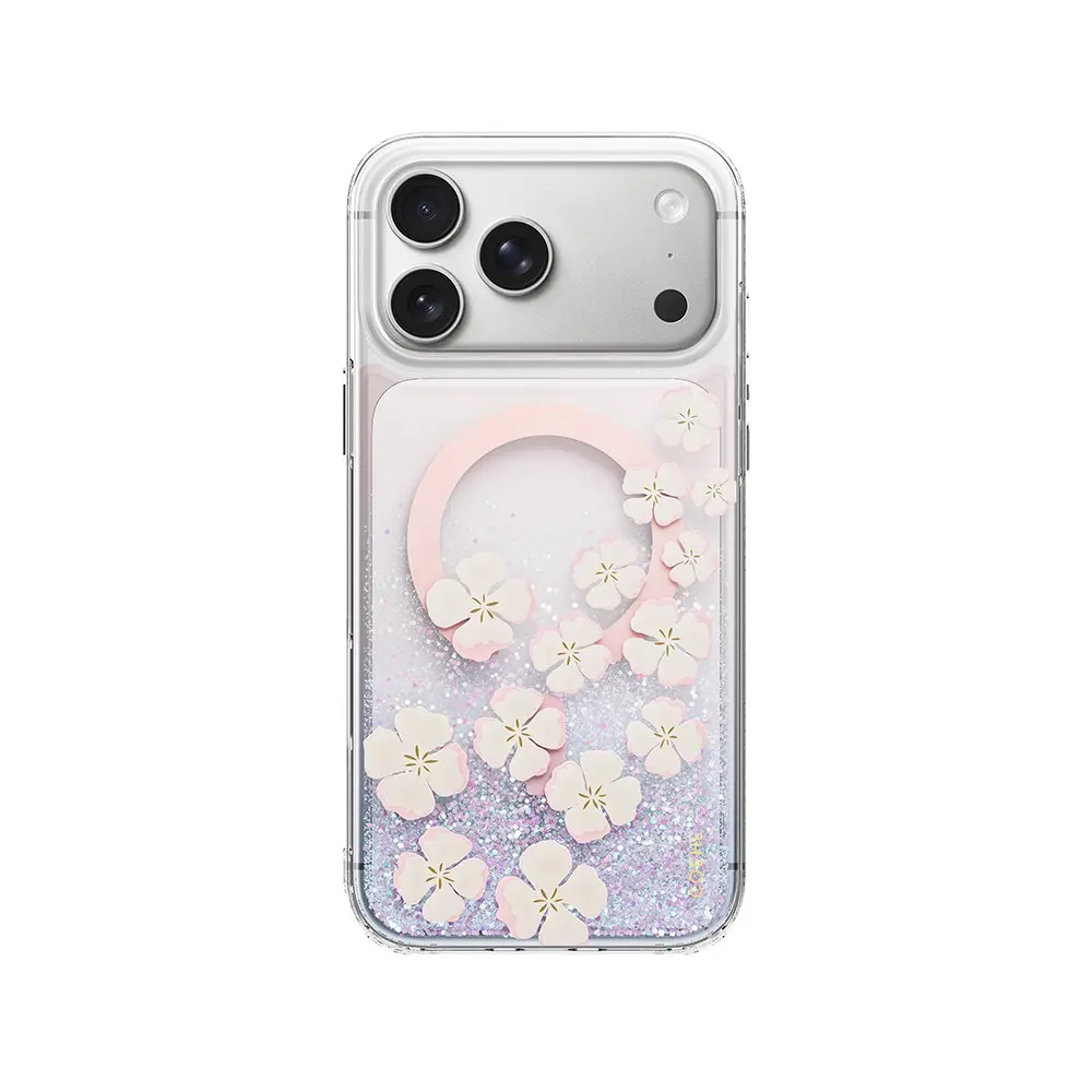 iPhone 18 Pro Max MagSafe Uyumlu Şeffaf Kılıf - Coehl Waterfall Isla
