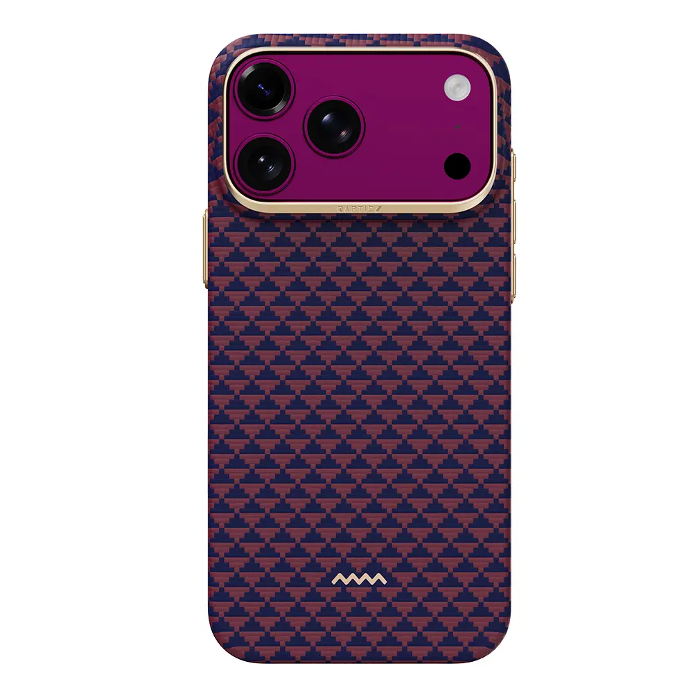 iPhone 18 Pro Max MagSafe Uyumlu Aramid Fiber Kılıf - Raptic Aramid Skin Origin
