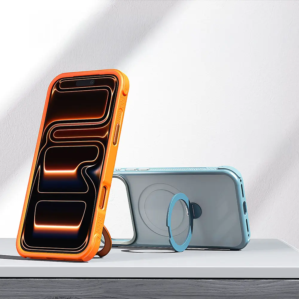 iPhone 18 Pro Max MagSafe Uyumlu Standlı Kılıf - Lenyes Eclat