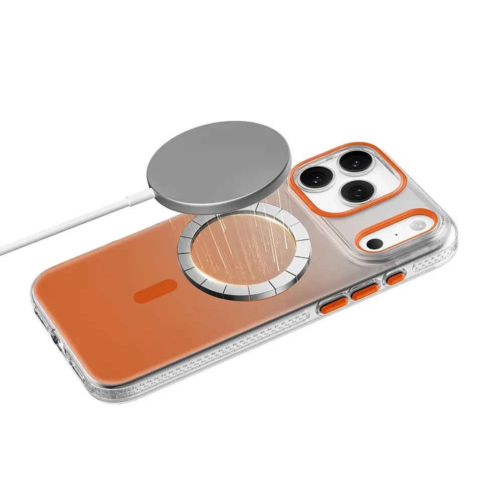 iPhone 18 Pro Max MagSafe Uyumlu Şeffaf Kılıf - Mutural Icesense