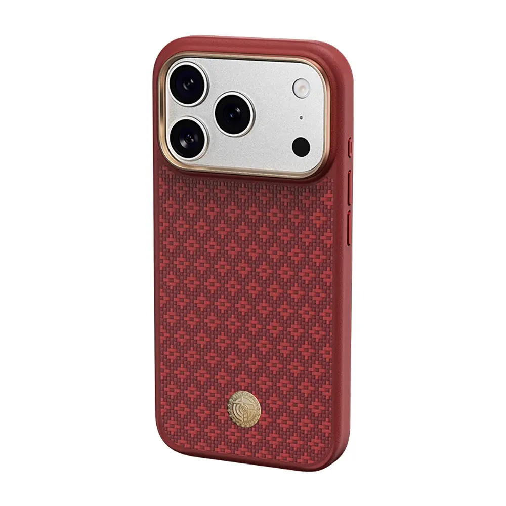 iPhone 18 Pro Max MagSafe Uyumlu Kevlar Karbon Kılıf - Benks ArmorPro ArmorGrid
