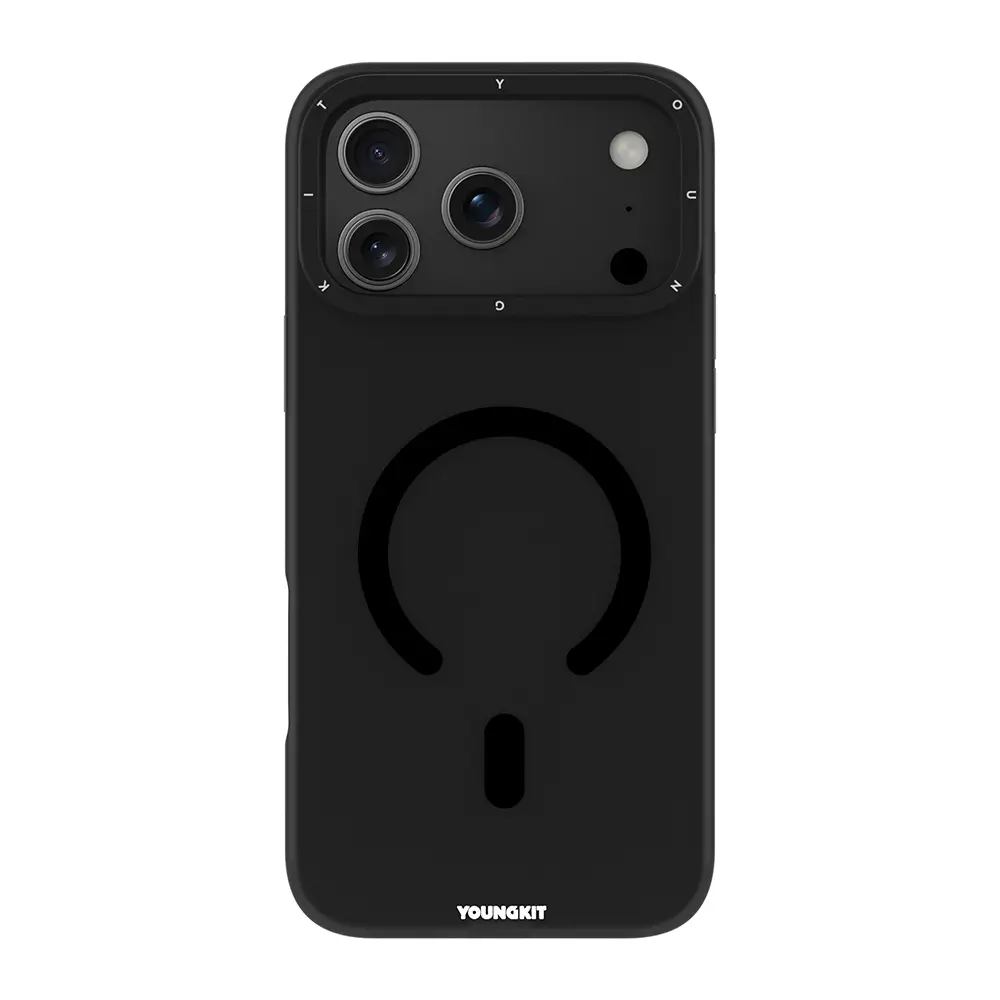 iPhone 18 Pro Max MagSafe Uyumlu Şeffaf Kılıf - Youngkit Hidden Sand