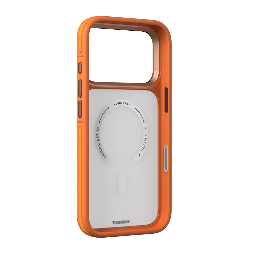 iPhone 18 Pro Max MagSafe Uyumlu Kılıf - Youngkit Rock Sand