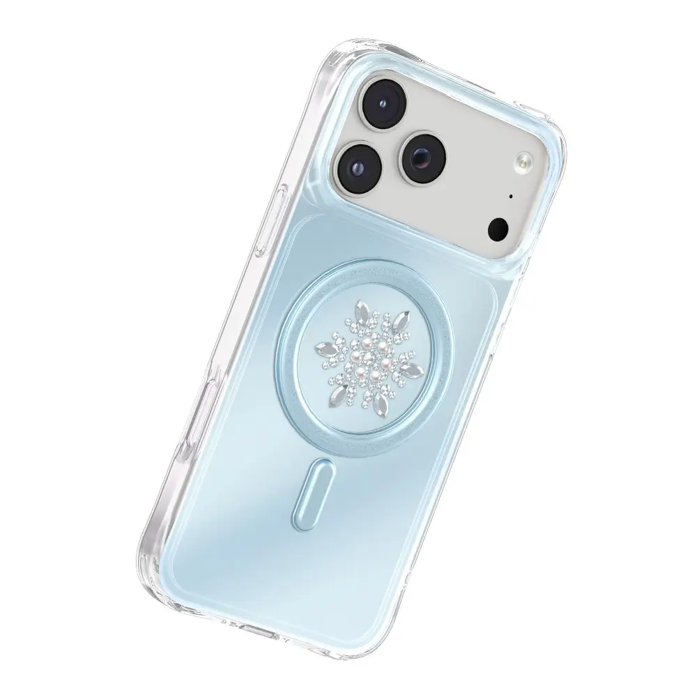 iPhone 18 Pro Max MagSafe Uyumlu Şeffaf Kılıf - Zore Paris Mova