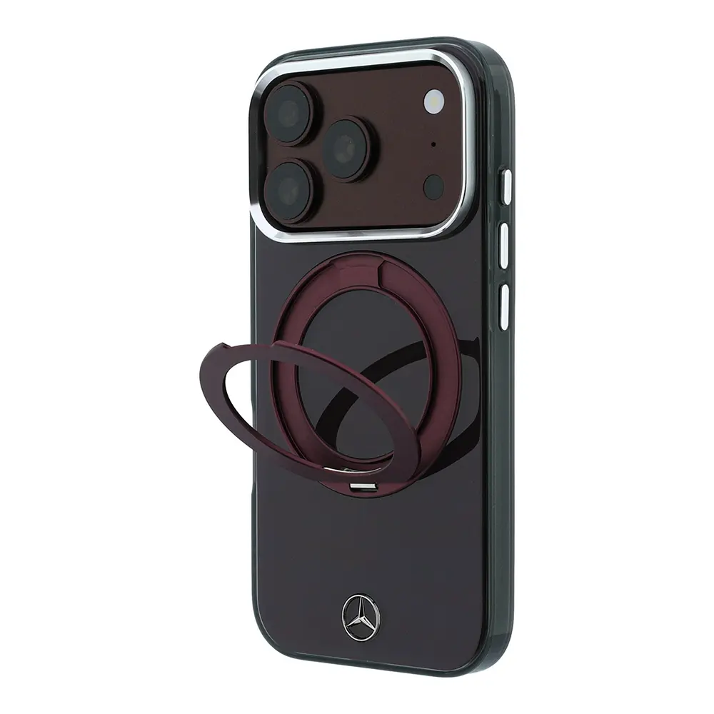 iPhone 18 Pro Max MagSafe Uyumlu 360 Derece Standlı Kılıf - Mercedes Benz