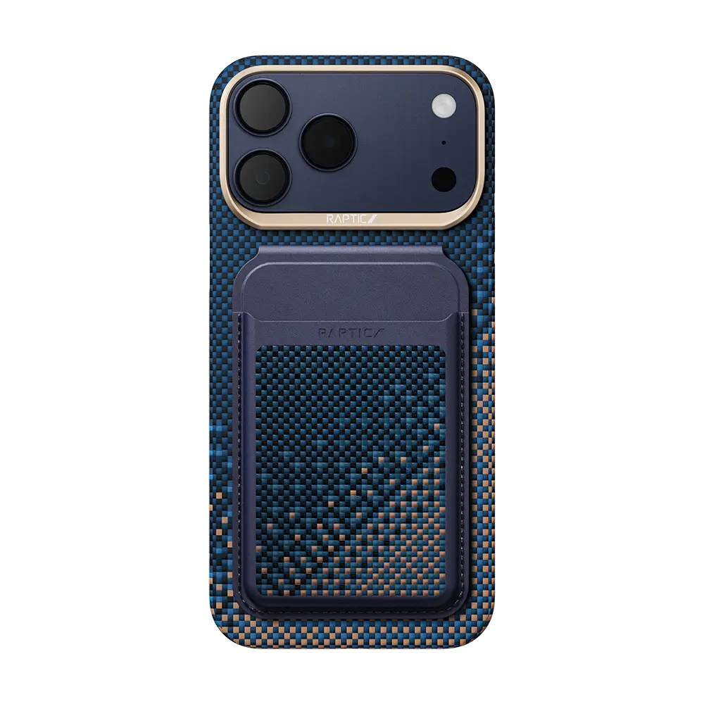 iPhone 18 Pro Max Kartlık Modüllü Aramid Kılıf - Raptic Serenity