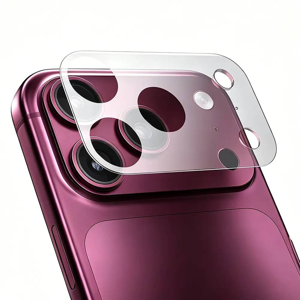 iPhone 18 Pro Şeffaf PET Film Kamera Çerçeve Koruyucu - Mohseven