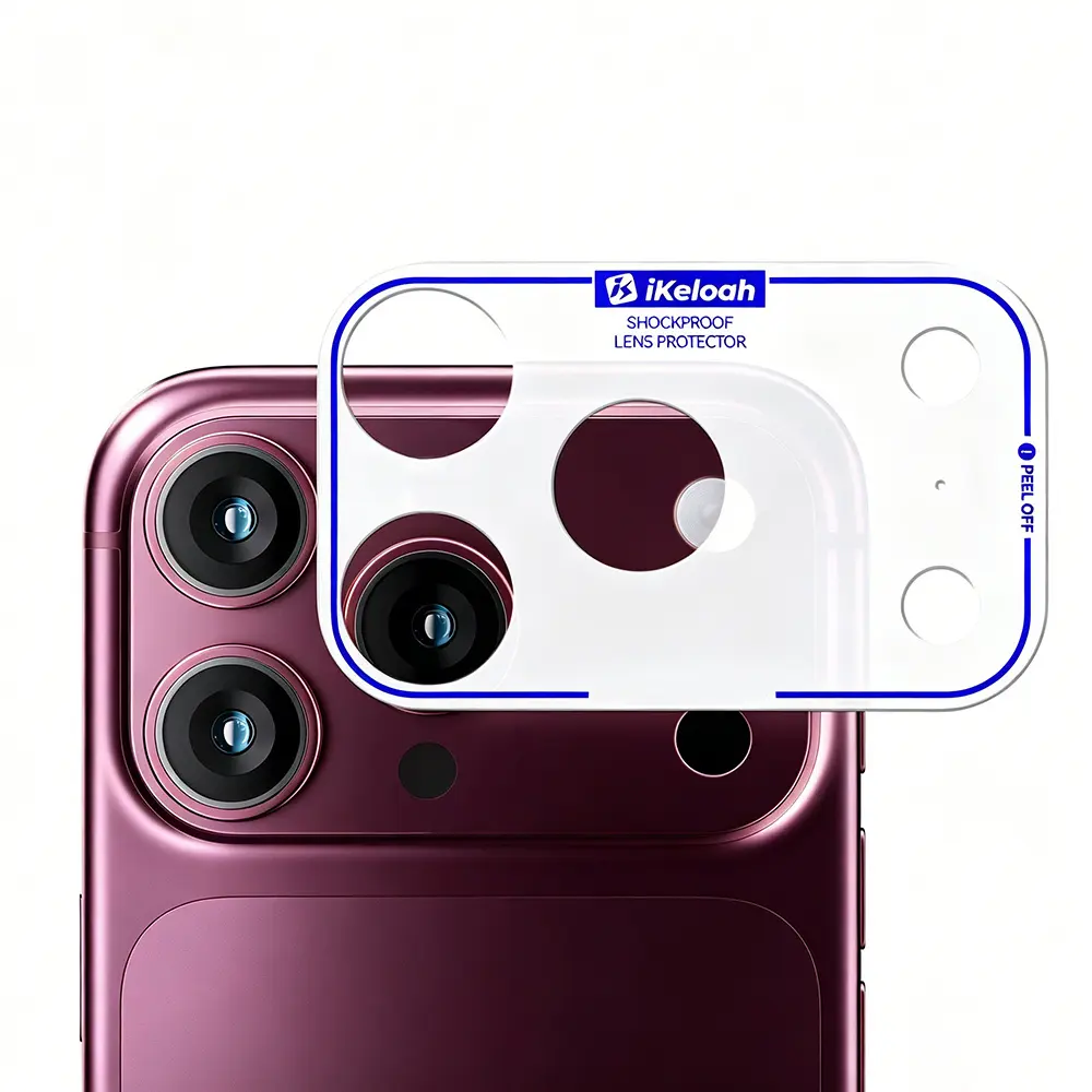 iPhone 18 Pro Şeffaf PET Film Kamera Çerçeve Koruyucu - Mohseven