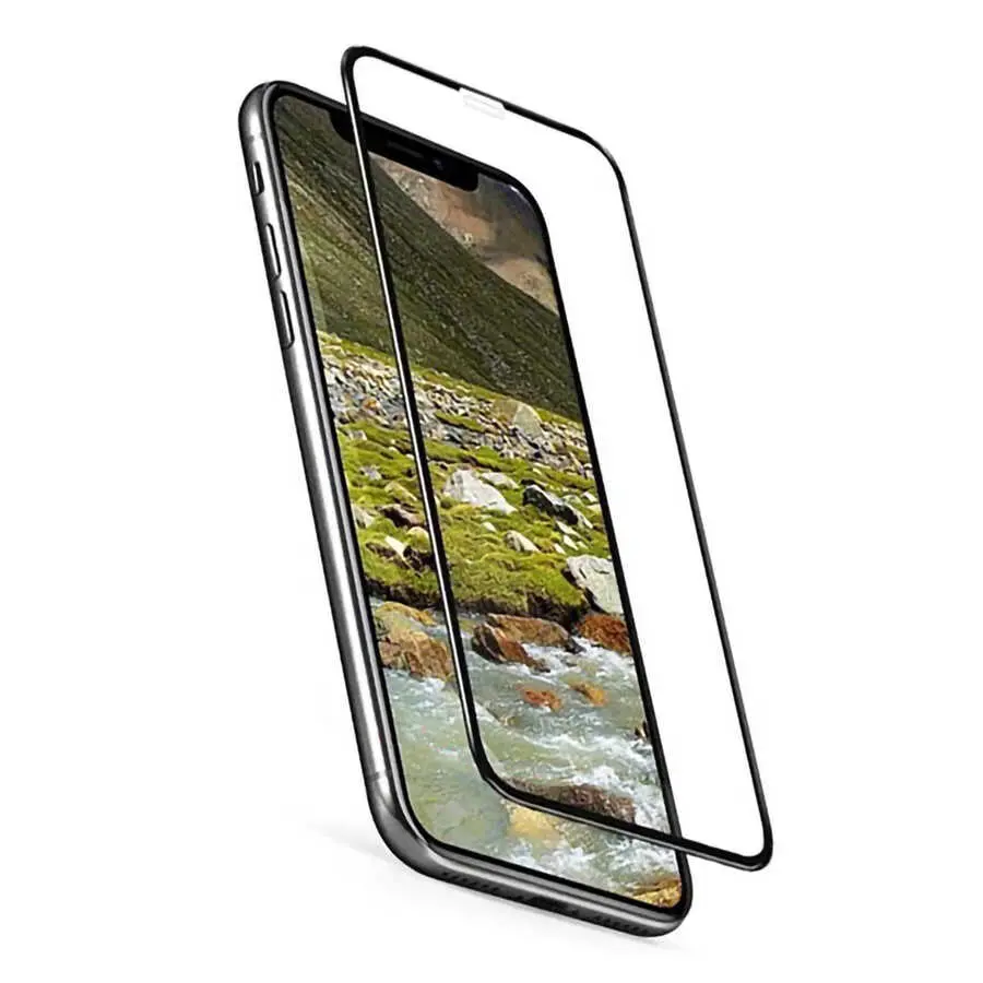 iPhone 11 Tam Kaplama 5D Temperli Cam Ekran Koruyucu - Davin