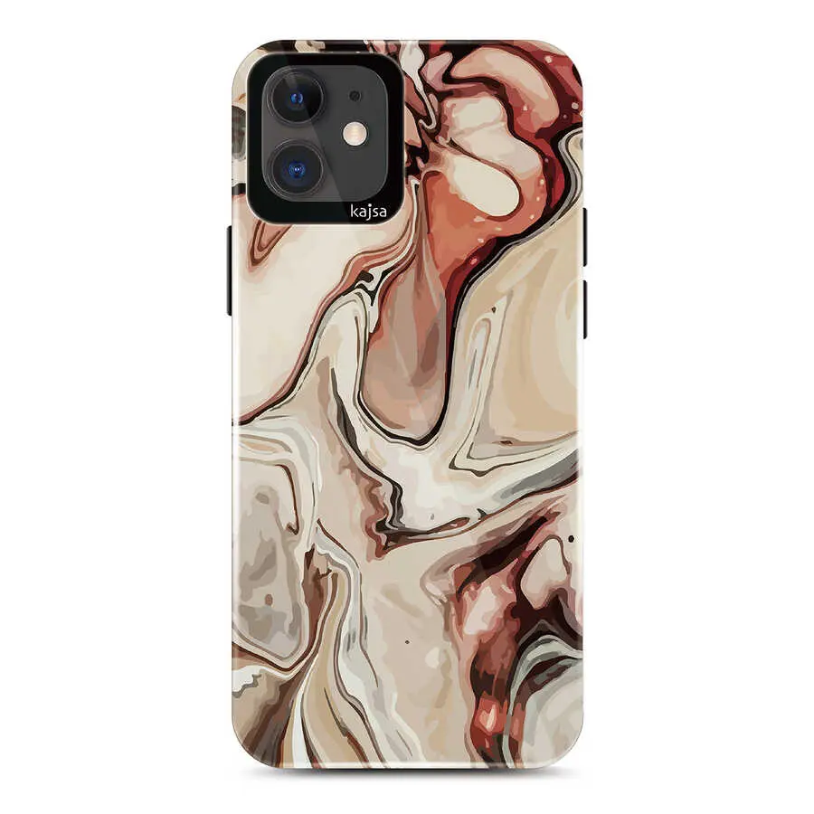 iPhone 11 Kılıf, Ebru Tasarımlı İnce Kapak - Kajsa Lava