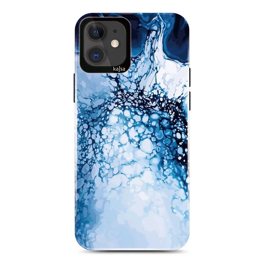 iPhone 11 Kılıf, Ebru Tasarımlı İnce Kapak - Kajsa Lava