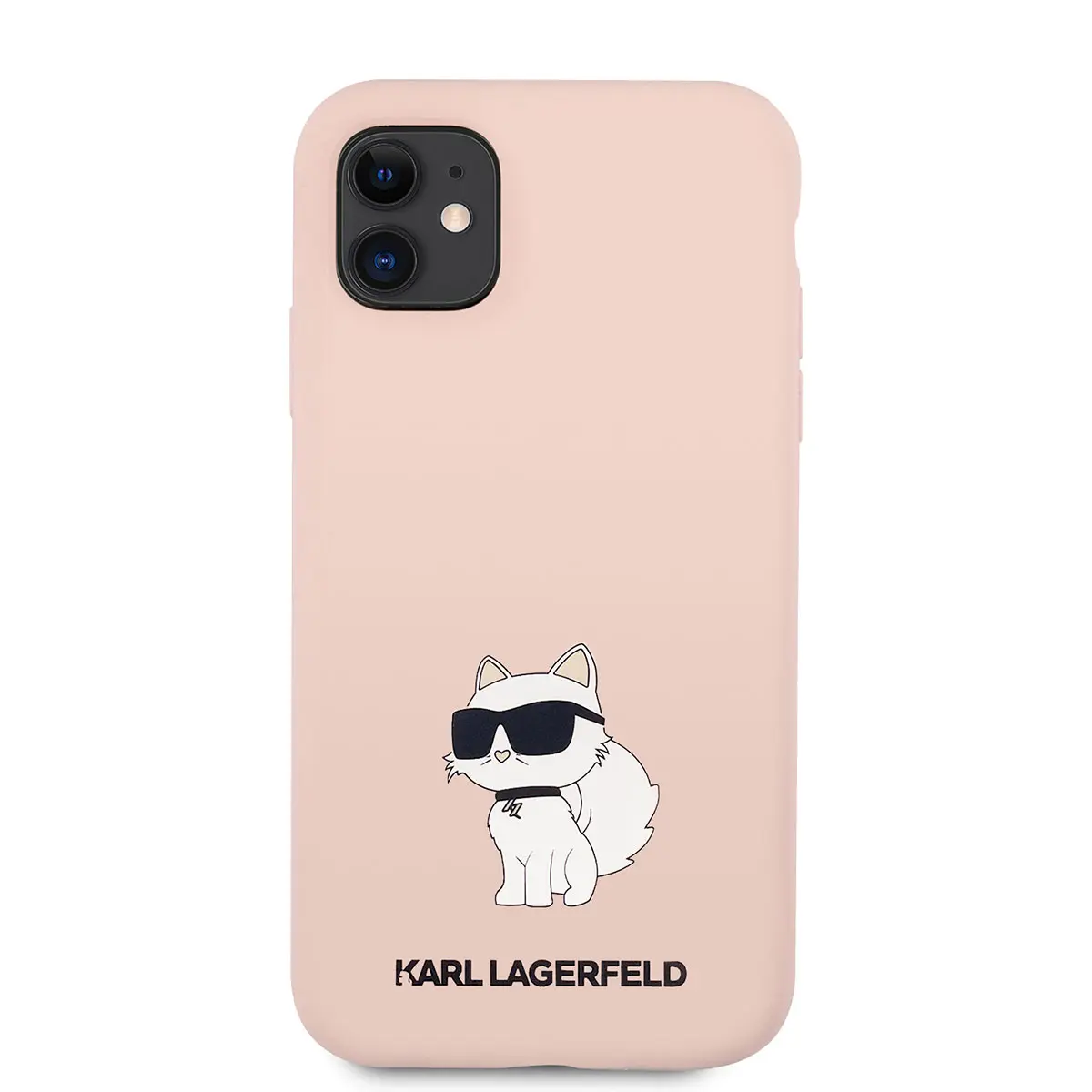 iPhone 11 Silikon Kılıf, Choupette Desenli - Karl Lagerfeld