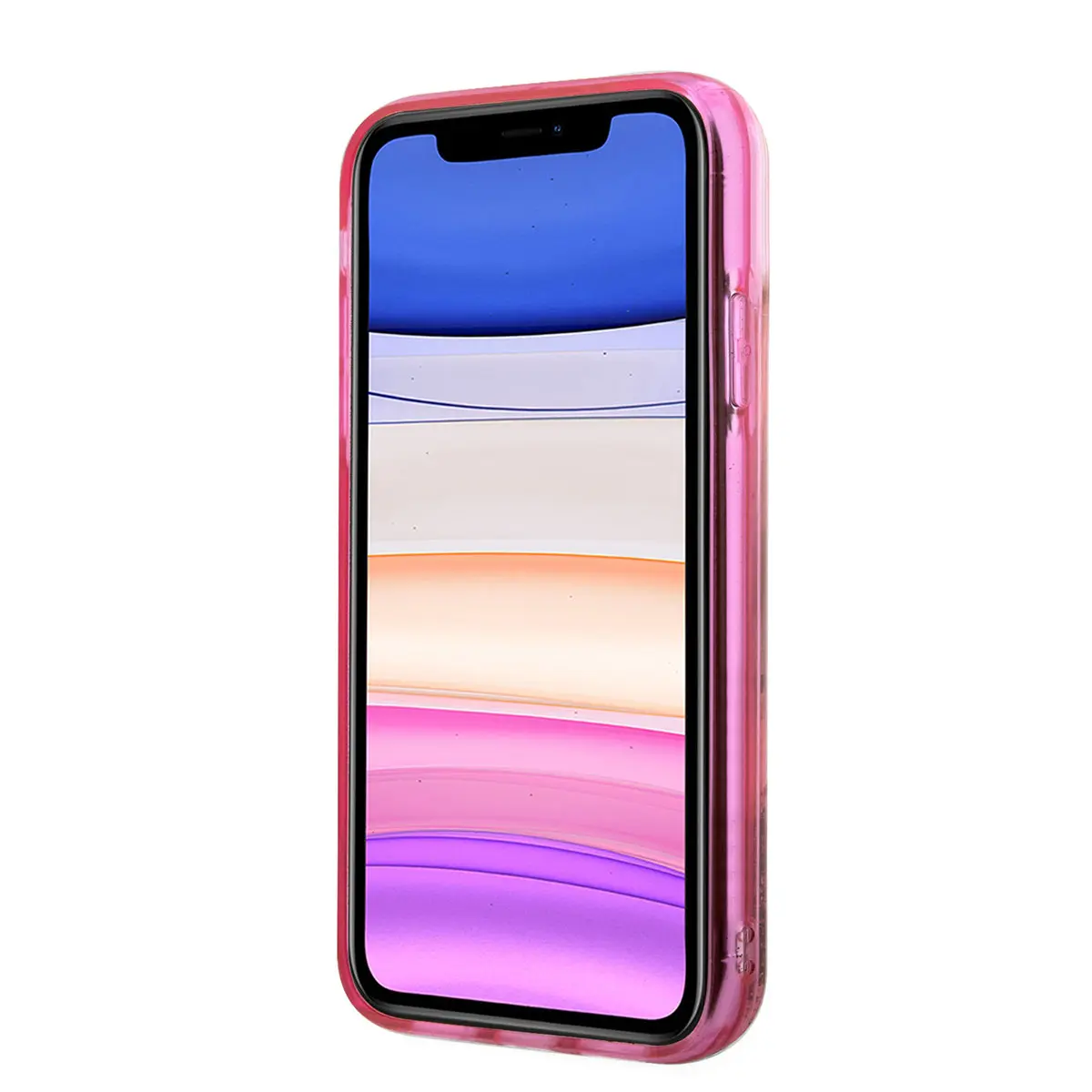 iPhone 11 Sıvılı Simli Choupette Head Desenli Kılıf - Karl Lagerfeld