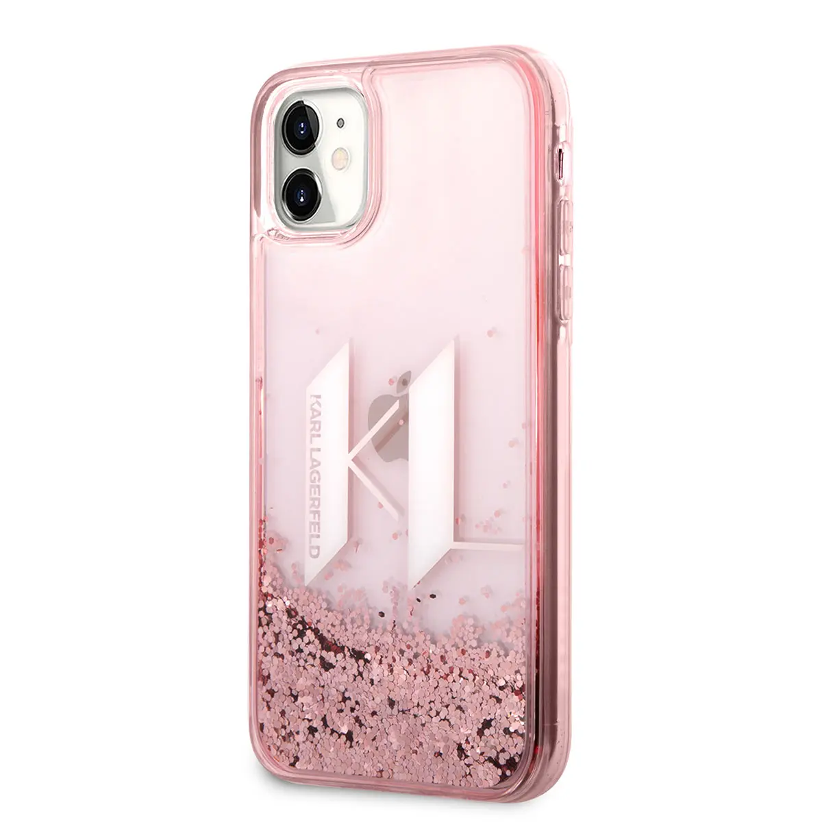 iPhone 11 Sıvılı Simli Kılıf - Karl Lagerfeld