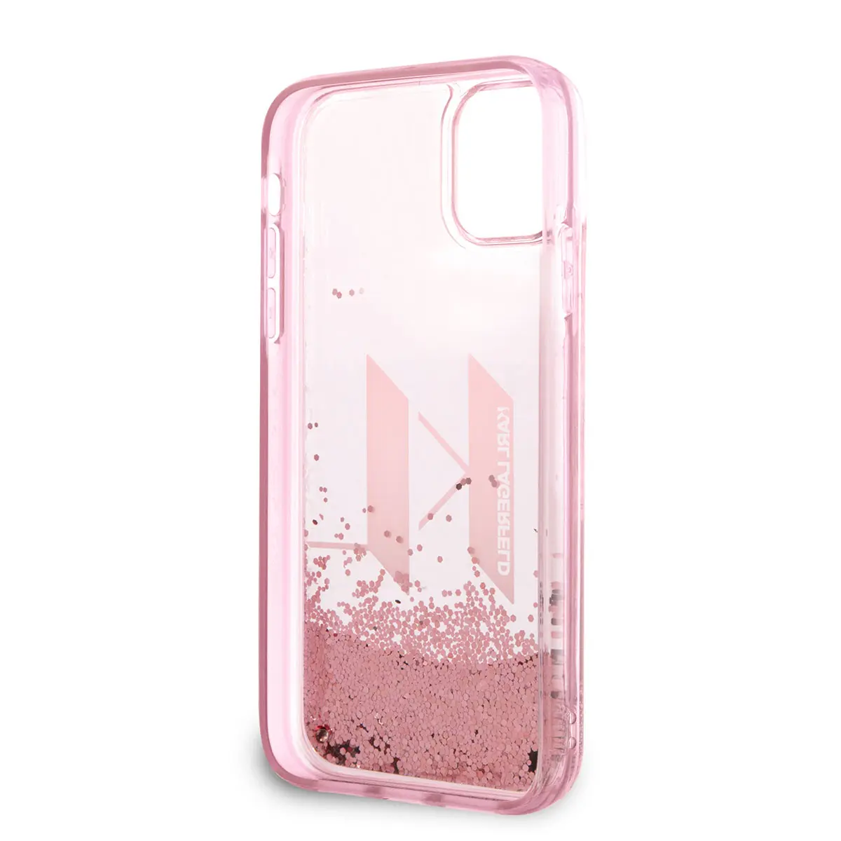 iPhone 11 Sıvılı Simli Kılıf - Karl Lagerfeld