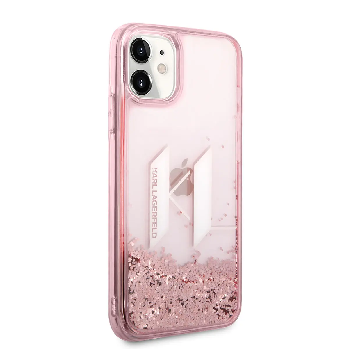 iPhone 11 Sıvılı Simli Kılıf - Karl Lagerfeld