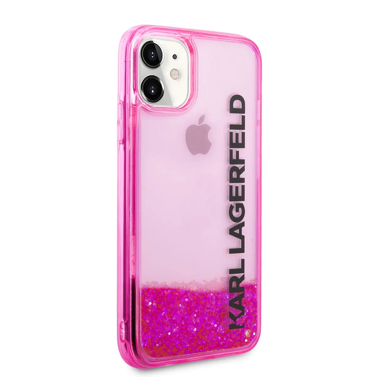 iPhone 11 Sıvılı Simli Elong Dizayn Kılıf - Karl Lagerfeld