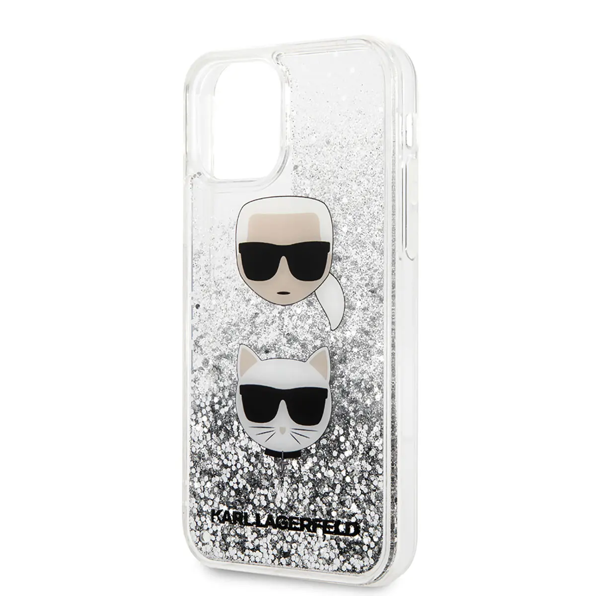 iPhone 11 Sıvılı Simli Kılıf - Karl Lagerfeld K&C Dizayn