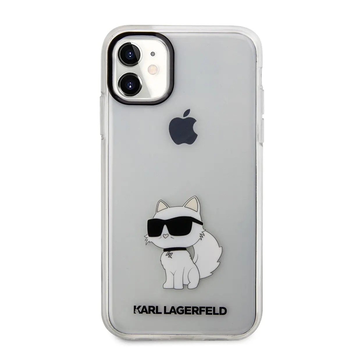 iPhone 11 Şeffaf Choupette Desenli Kılıf - Karl Lagerfeld