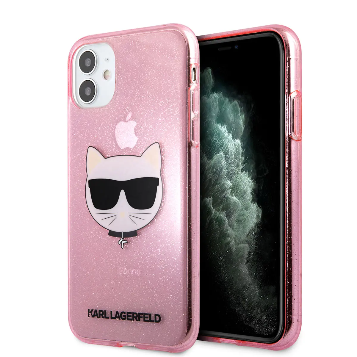 iPhone 11 Şeffaf Kılıf, Choupette Head Desenli - Karl Lagerfeld