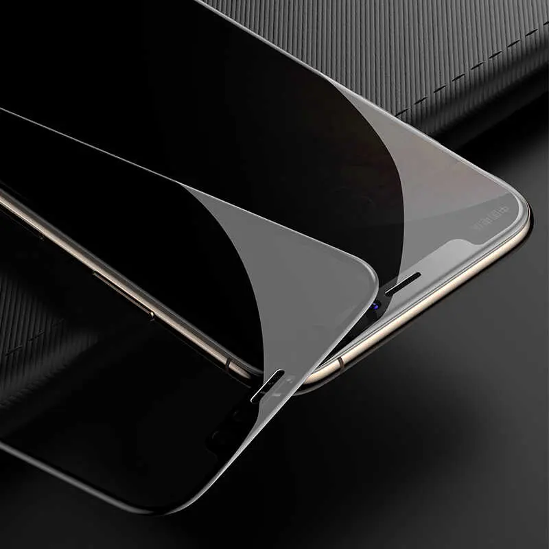 iPhone 11 Pro Max 5D Privacy Cam Ekran Koruyucu - Davin