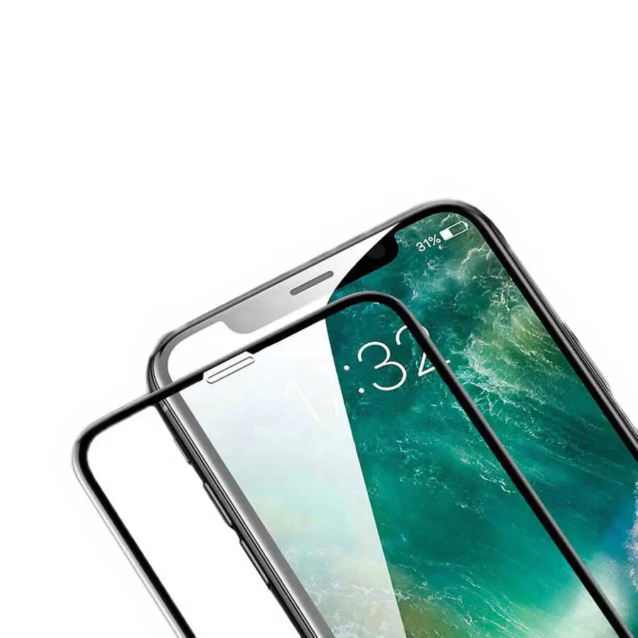 iPhone 11 Pro Max Seramik Ekran Koruyucu, 3D Kavisli - Davin