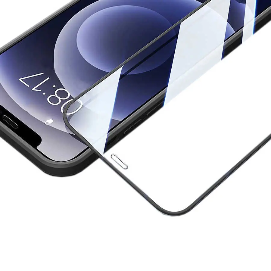 iPhone 11 Pro Max Seramik Ekran Koruyucu, 3D Kavisli - Davin