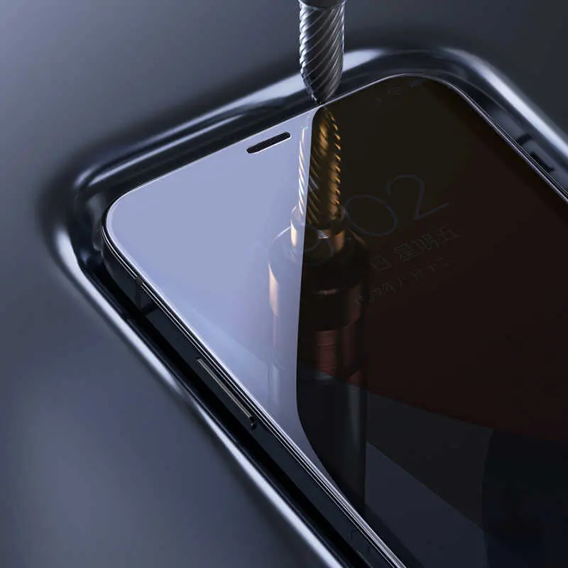 iPhone 12 Mini Tam Kaplamalı Kavisli Ekran Koruyucu - Benks V Pro