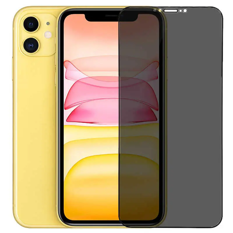 iPhone 12 Mini Gizlilik Filtreli Ekran Koruyucu - Go Des Privacy