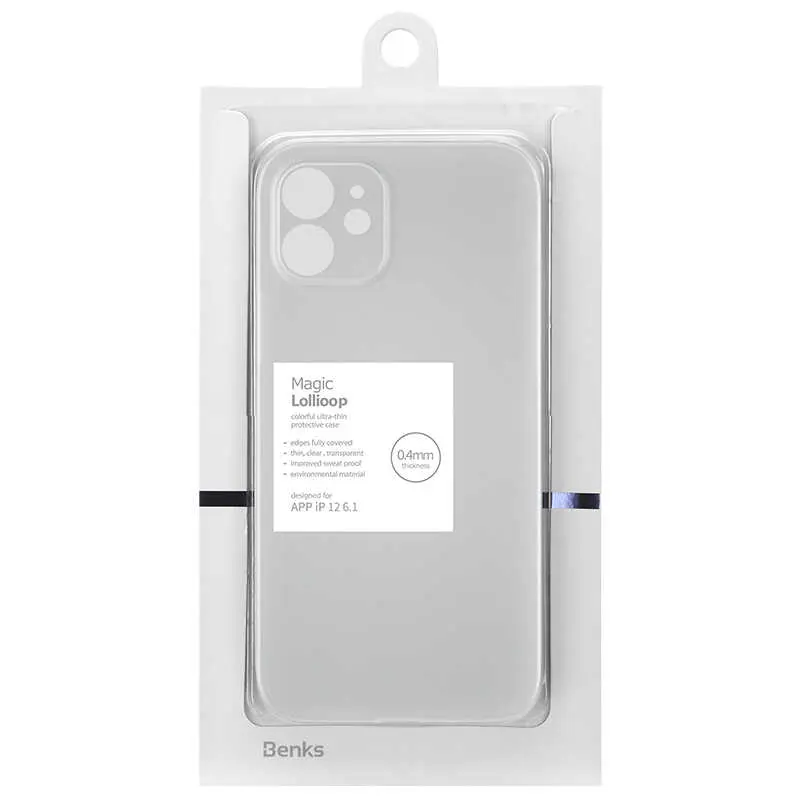iPhone 12 Mini Mat Yüzeyli İnce Kılıf - Benks Lollipop