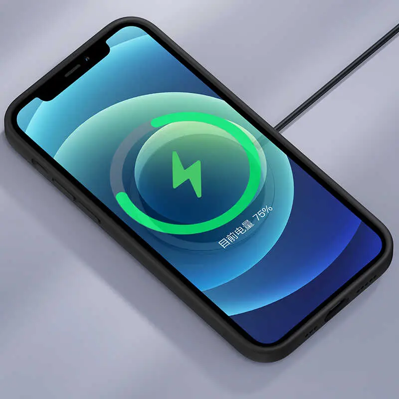 iPhone 12 Mini MagSafe Uyumlu Silikon Kılıf - Benks MFI Sertifikalı