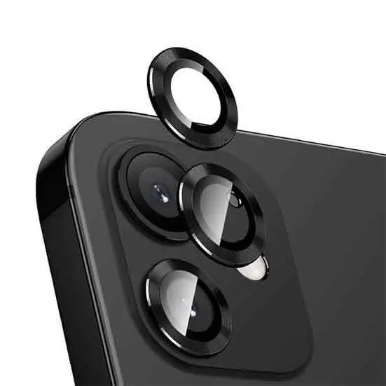 iPhone 12 Mini Safir Kamera Lens Koruyucu, Parmak İzi Bırakmayan - Zore CL-12