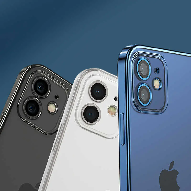 iPhone 12 Mat Kaplamalı TPU Kılıf - Benks Matte Electroplated