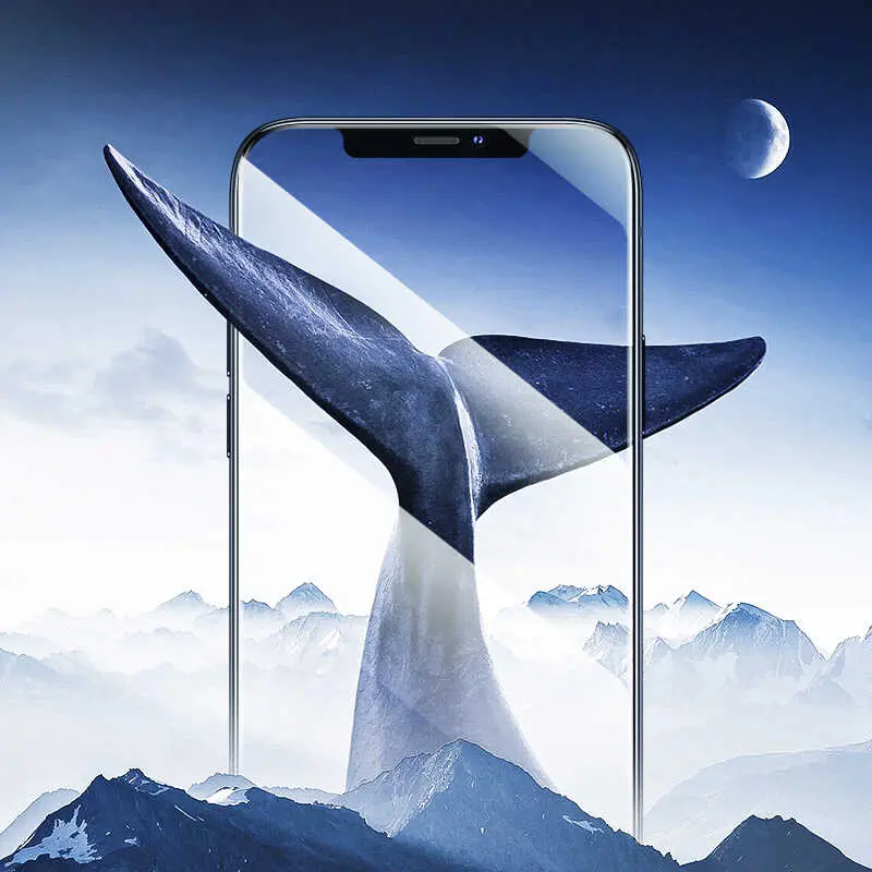 iPhone 12 Ekran Koruyucu, Ahize Toz Korumalı Tam Kaplama - Benks OKR