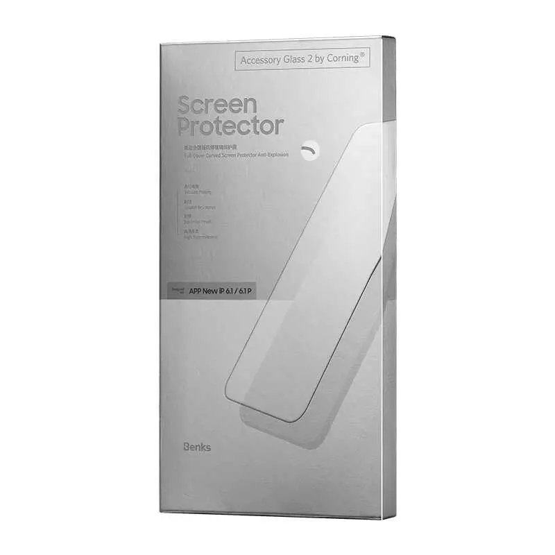 iPhone 12 Temperli Cam Ekran Koruyucu, Tam Kaplamalı - Benks CKR+ Corning