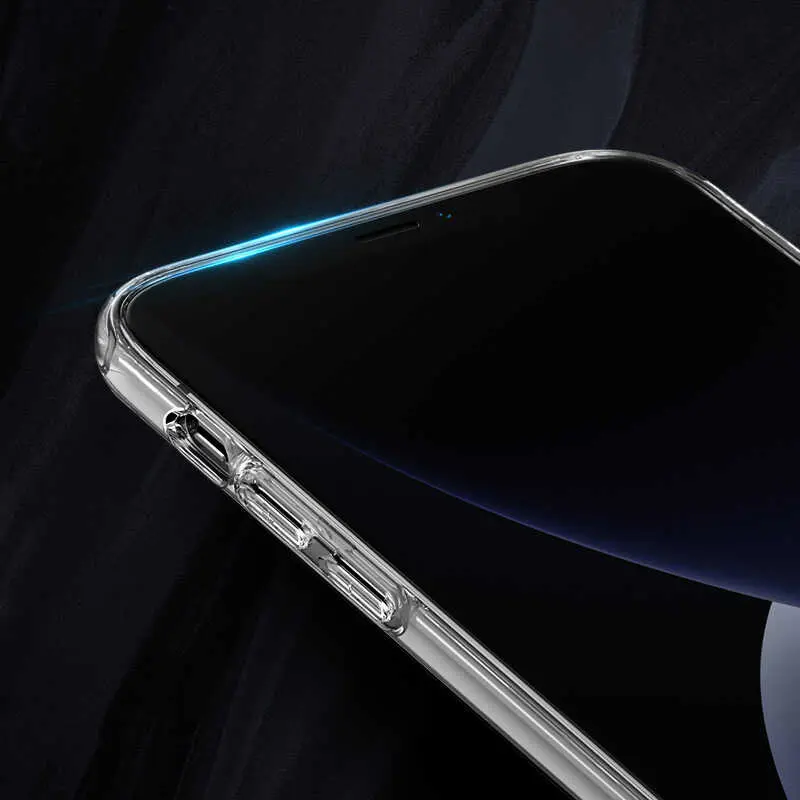 iPhone 12 Şeffaf Cam Arka Yüzeyli Kılıf - Benks Magic Crystal
