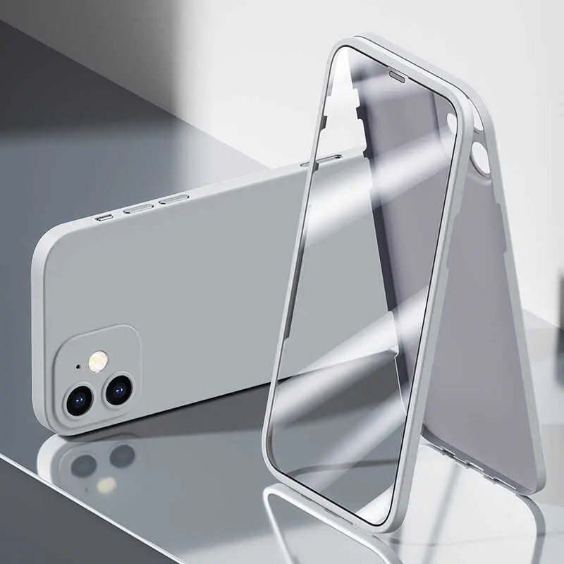 iPhone 12 Tam Kaplama 360 Derece Koruyucu Kılıf - Benks